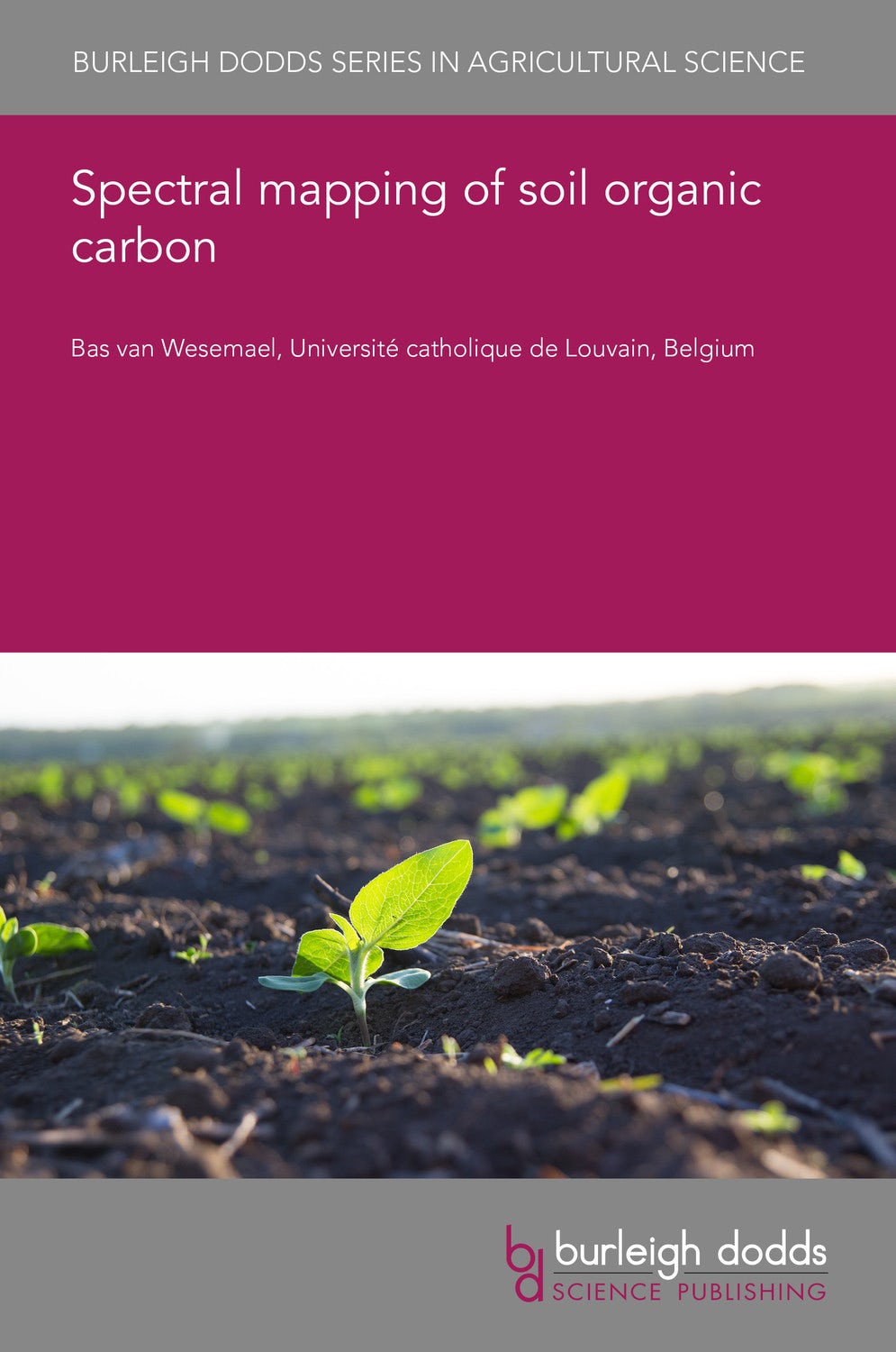Book cover image for Spectral mapping of soil organic carbon ISBN: 9781801460873